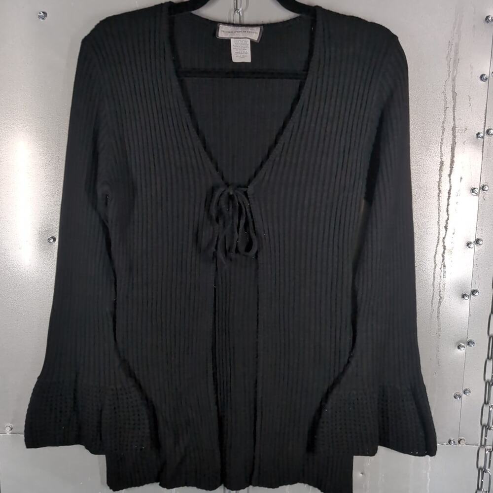 Great American Sweater Vintage Cottage Fairy Whimsy Bell Sleeve Cardigan Large